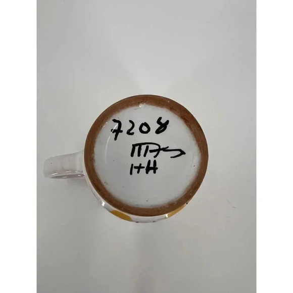 Vintage Signed Holt Howard Multi Color Floral Creamer 2.75"H X 2"W - Picture 9 of 10